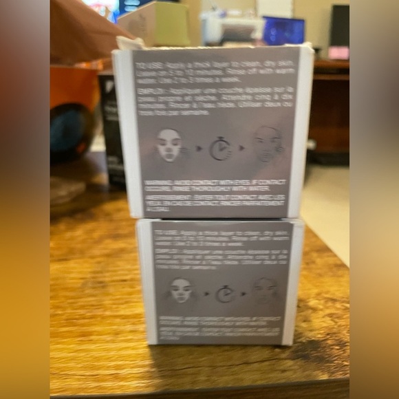 🧑🏾QTY 2 PURIFYING CLAY MASK Anew Avon White Charcoal Powder Remove Impurities - Picture 9 of 11